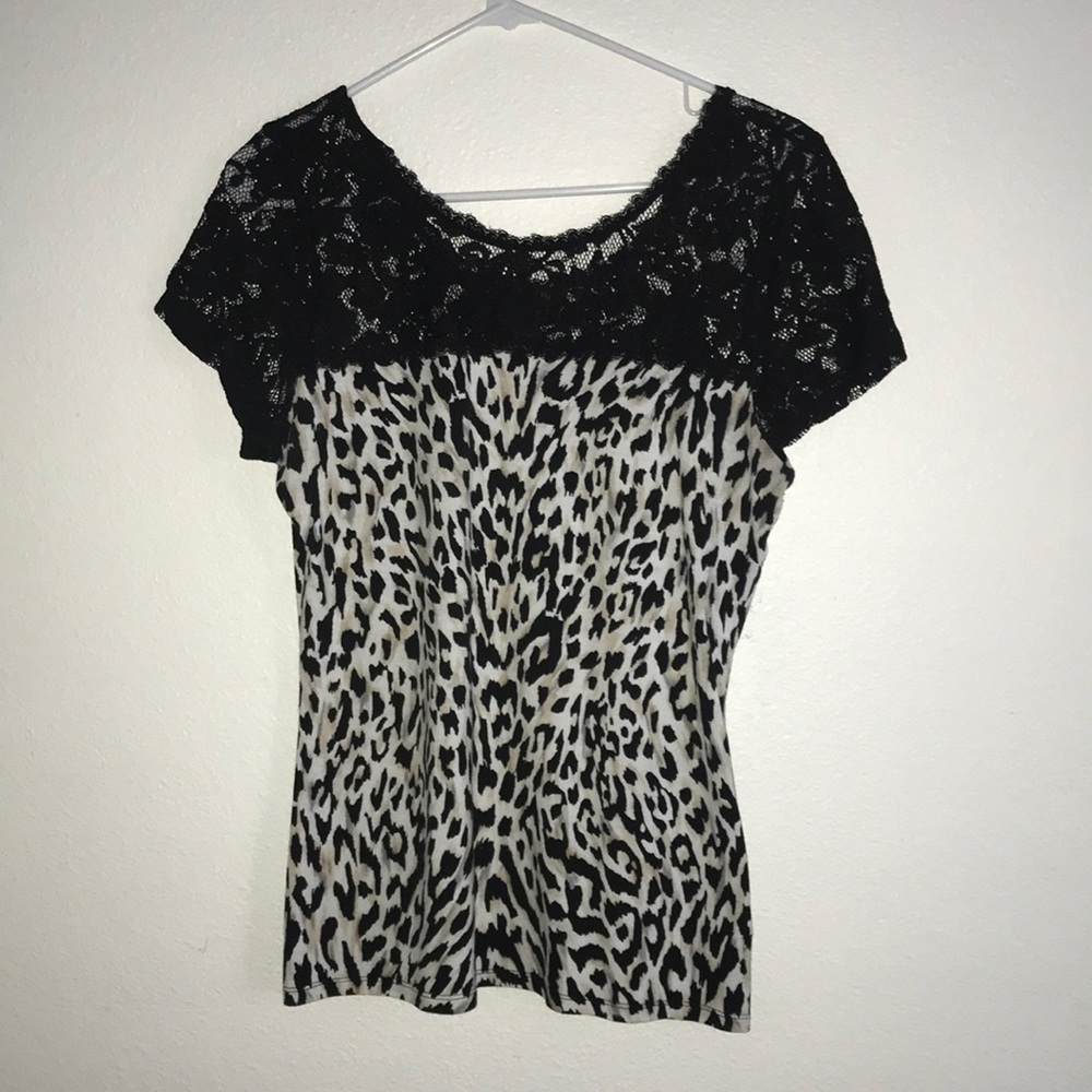 top lace tee